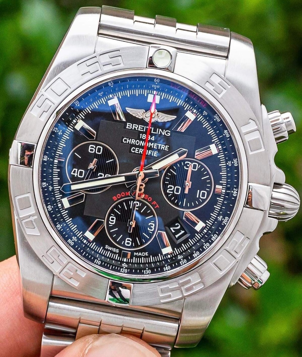 Breitling Stainless Steel Silver Case Wristwatches for sale Breitling Stainless Steel Silver Case Wristwatches for sale