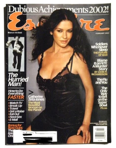 Catherine Zeta-Jones Esquire Magazine PAUL RUDD ANT MAN February 2003 Sexy VTG - Picture 1 of 4