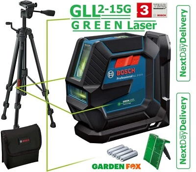 new Bosch GLL 2-15G GREEN Line LAZER LB10 BT150 0601063W01 4059952511061 ZTA1