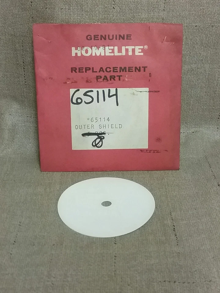 Nuevo escudo exterior genuino Homelite 65114 Foto 1 de 1