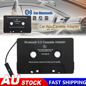 Bluetooth 5.0 Car Audio Stereo Cassette Tape Adapter to Aux Adapter USB Charging - Picture 1 of 15
