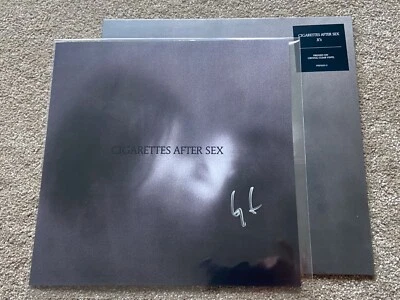 Cigarettes After Sex - X's, Clear Vinyl, sealed + SIGNED Print - Image 1 of 2