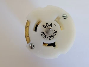 Marinco CS6364N 50 Amperios, 125 Voltios 250 Voltios, Conector ¡EXCELENTE ESTADO! - Imagen 1 de 11