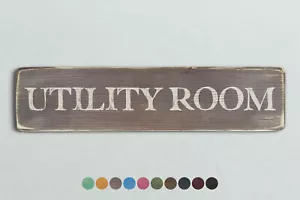 Letrero de madera estilo vintage de utilitario. Regalo para el hogar retro Shabby Chic - Imagen 1 de 7