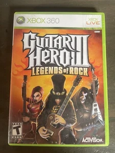 Guitar Hero III Legends Of Rock (Microsoft Xbox 360, 2007) w/ Manual Included - Picture 1 of 4