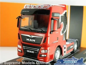 MAN TGX XXL MODELL LKW LKW KABINENZUGMASCHINE ROT 2018 1:43 IXO TR074 K8 - Bild 1 von 5