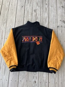 Vintage 90s Nike Urban Jungle Varsity Jacket - Picture 1 of 3