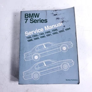 BMW 7 Series Service Manual 1988-1994 Bentley E32 B794 - Imagen 1 de 7