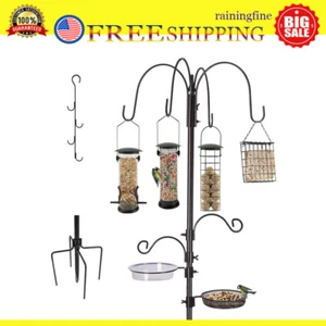 Bird Feeding Station Kit Heavy Duty Pole Wild Feeder Hanging Planter Hanger HOT - Picture 1 of 9