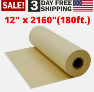 Brown Kraft Paper Roll For Crafts Gift Wrapping Packing Postal Shipping Covering - Picture 1 of 8