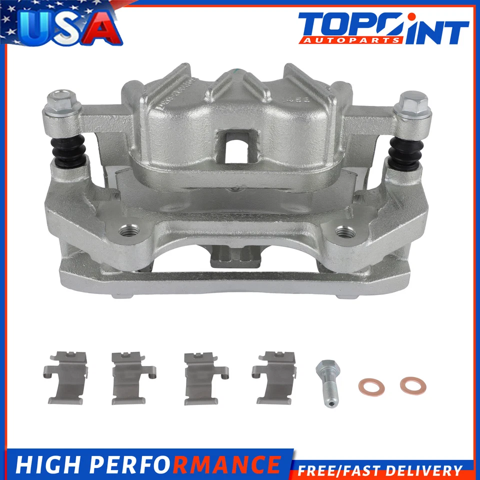 Single Front Right Brake Calipers For 2013-2015 Lincoln MKS with Bracket - Image 1 of 1