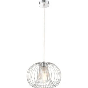Globo Matous I 1-Light Pendant Lamp, Chrome, BNIB, Box Damage, Home, Lighting(J) - Picture 1 of 5