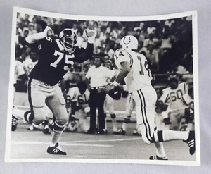 NFL 1973 08/04 Baltimore at Pittsburgh Steelers Action Photo-Joe Greene, Domres - Picture 1 of 2
