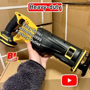 Heavy Duty Brushless Cordless Reciprocating Saw For Dewalt 18v 20V Battery - Picture 1 of 10