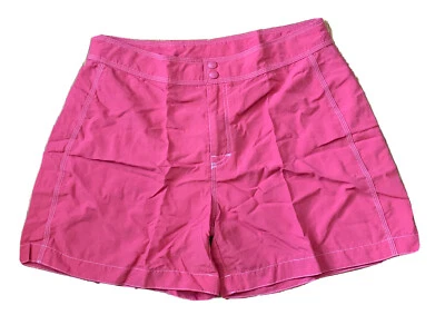LL Bean Mujer Traje de Baño Board Shorts Sin Forro Fondo de Natación Rosa Talla 14 Foto 1 de 4