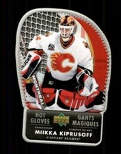 2006-07 Upper Deck McDonald's Hot Gloves Miikka Kiprusoff #HG4 Die Cut