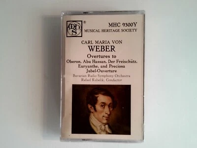 Carl Maria Von Weber Overtures (Cassette) New Sealed - Image 1 of 2