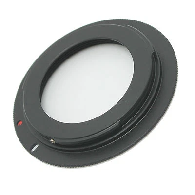 M42 Lens to Camer EOS EF Mount 7D 50D 60D 500D 550D Rebel XSi T1i with plate - Image 1 of 3
