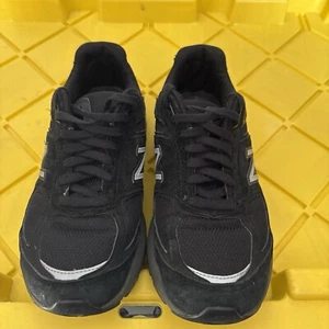New Balance 990 W990BK5 Black Suede Silver Low Top Running Women’s Shoes - 8.5 D - Picture 1 of 14