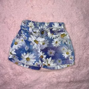 Purple Blue White Girls Pulla Bulla Size 2-4 Years Sunflower Casual Play Shorts - Picture 1 of 8