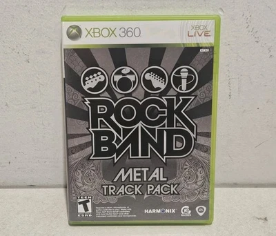 Rock Band: Metal Track Pack (Microsoft Xbox 360, 2009) COMPLETE CIB Tested - Image 1 of 3