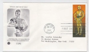 TurtlesTradingPost - Star Wars - C-3PO #4143g FDC 2007 - Artigianato - Foto 1 di 2
