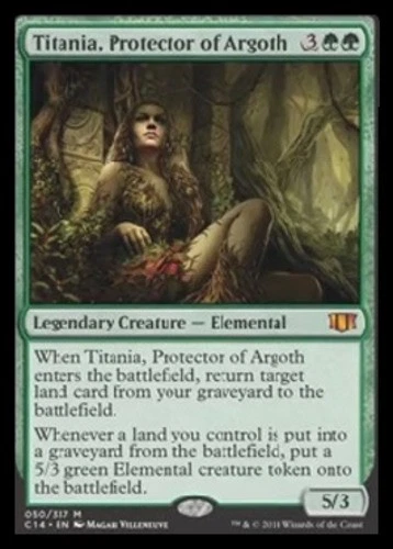 MTG - Titania, Protector of Argoth - Commander 2014 - NM, English Magic FLAT RAT - Image 1 of 1