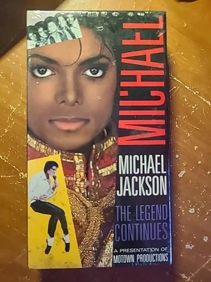 Sealed New Michael Jackson The Legend Continues Motown Productions VHS 1988 - Image 1 of 4