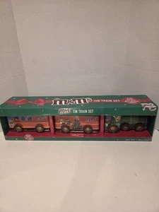 M&M WEIHNACHTS BLECH ZUG SET Metall Zug M&M's 2019 Weihnachten mit Box - Bild 1 von 6