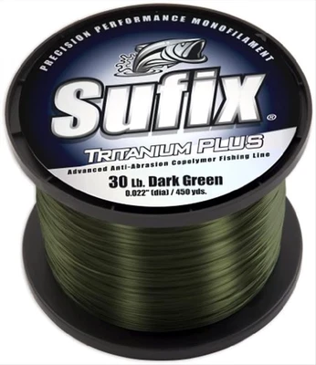 Tritanium plus 1/4-Pound Spool Size Fishing Line (Dark Green, 14-Pound) - Image 1 of 4