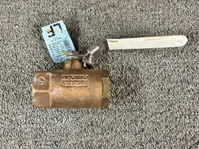 Apollo 1" 70LF-105-27 Lead Free Threaded Ball Valve 600 CWP Brass USA made - Image 1 of 4