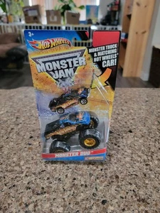2010 Hot Wheels Monster Jam 1:64 Monster Duo "Hot Wheels" Matching Car & Truck - Picture 1 of 2