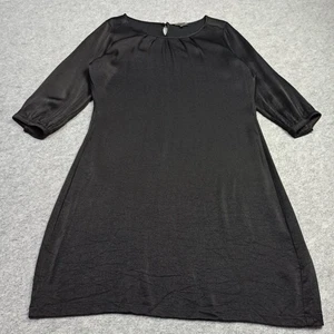 King Louie Vestido Túnica Mujer Talla D-44 XXL 2XL Negro Viscosa Satén - Imagen 1 de 13