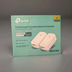 TP-Link TL-PA9020P ZESTAW AV2000 2000Mbps Gigabit Passhrough Powerline Adapter - Zdjęcie 1 z 2