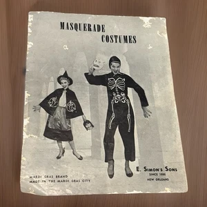 De colección ~ Años 50 E.Simon’s Sons Halloween Disfraces Catálogo Revista Terror Coleccionable - Imagen 1 de 11