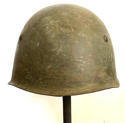 Casco de infantería italiano M33 de la Segunda Guerra Mundial Foto 1 de 4