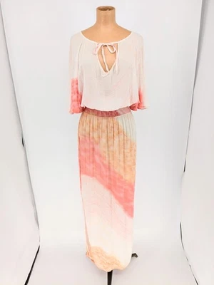 Indah Womens Maxi Dress Boho Tie Dye Ombre Flowy Resort Beach Festival Size M — 第 1/4 张图片