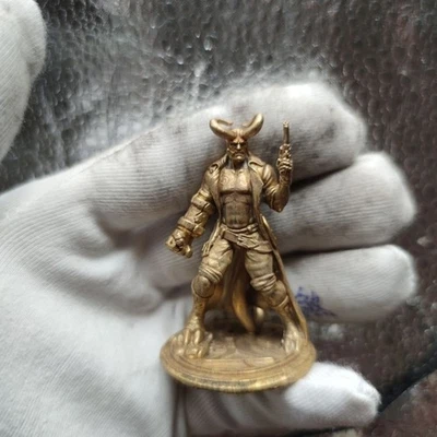 Estatuilla de latón bronce tallada a mano Hellboy adornos HUI00173 Foto 1 de 4