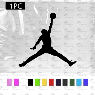 Plancha de transferencia de calor M Jordan 4x3 On 1p elige tu color calcomanía deportiva hágalo usted mismo Foto 1 de 2