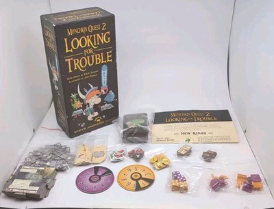 MUNCHKIN QUEST 2: Looking for Trouble - Steve Jackson - 2009 - COMPLETE - Image 1 of 4