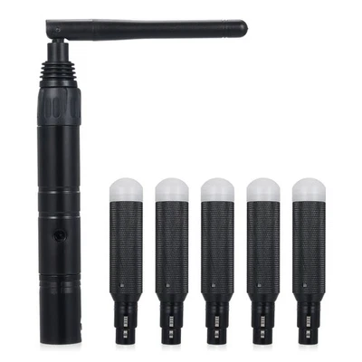 DMX512 2.4G ISM Wireless Transmitter + Receivers Built-in Rechargeable RXYK - Image 1 of 4