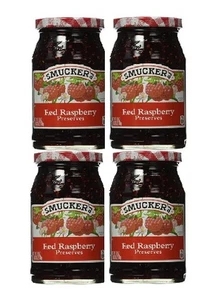 Smucker's Red Raspberry Preserves 4 Pack - Picture 1 of 2