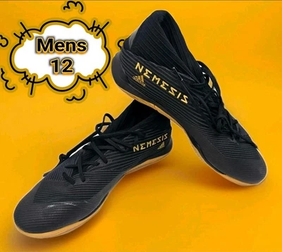 NUEVO con Defectos Adidas Nemeziz 19.3 IN Zapatos de Fútbol Interior Negro Goma EE. UU. 12 Fútbol Sala  Foto 1 de 4