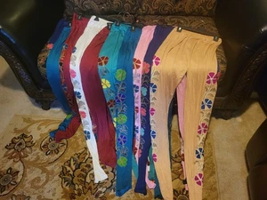 Indian Churidar Cotton Stretchable Leggings for Women Yoga Ethnic Free / Ship - Picture 1 of 3