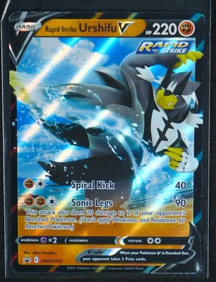 Rapid Strike Urshifu V - Promo SWSH: Sword & Shield Promo Cards SWSH107 NM - Image 1 of 2