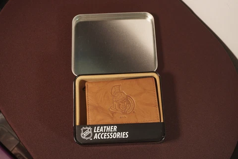 NHL Ottawa Senators Leather Trifold Wallet Cover
