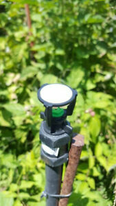 Mini wobbler sprinkler, low pressure, for lawns, garden, veggies, Cockatoo Proof