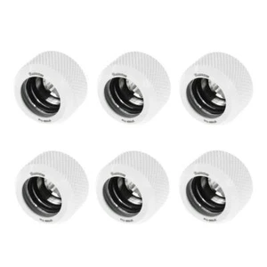 Barrow G1/4 - 14mm OD Twin Seal Hard Tube Compression Fitting - White (6 Pack) - Picture 1 of 5
