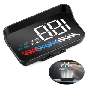 GPS Speedometer Car Auto OBD2 Hud Heads Up Display Windshield Projector Digital - Picture 1 of 7