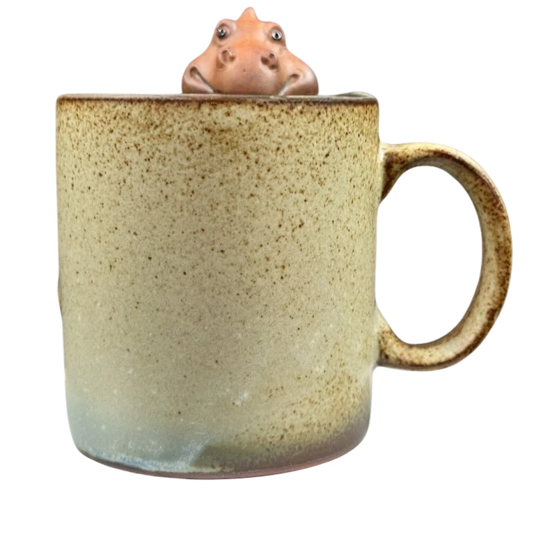 Taza Redware Figura Dragón Lagarto 3D Giftcraft Foto 1 de 4